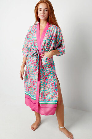Kimono flower power - pink h5 Picture6